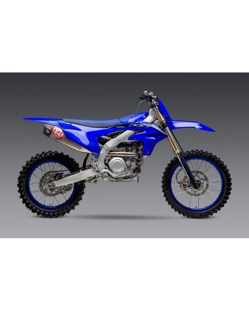 YZ450F 2023 YOSHIMURA RS-12 STAINLESS FULL EXHAUST, W/ ALUMINUM MUFFLER