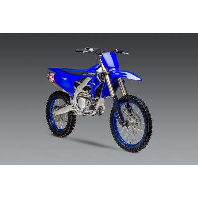 YZ450F 2023 YOSHIMURA RS-12 STAINLESS FULL EXHAUST, W/ ALUMINUM MUFFLER