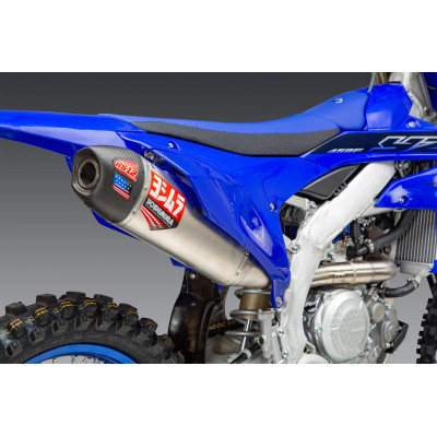 YZ450F 2023 YOSHIMURA RS-12 STAINLESS FULL EXHAUST, W/ ALUMINUM MUFFLER