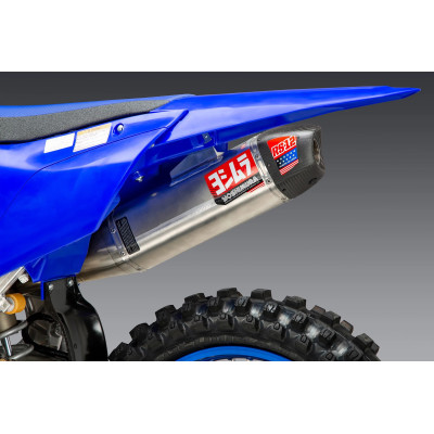 YZ450F 2023 YOSHIMURA RS-12 STAINLESS FULL EXHAUST, W/ ALUMINUM MUFFLER