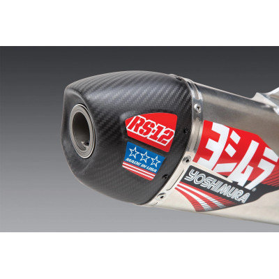 YZ450F 2023 YOSHIMURA RS-12 STAINLESS FULL EXHAUST, W/ ALUMINUM MUFFLER