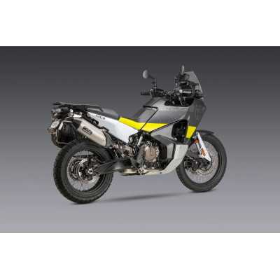 790/890 ADVENTURE 19-22 / NORDEN 901 YOSHIMURA RS-4 STAINLESS SLIP-ON EXHAUST, W/ STAINLESS MUFFLER