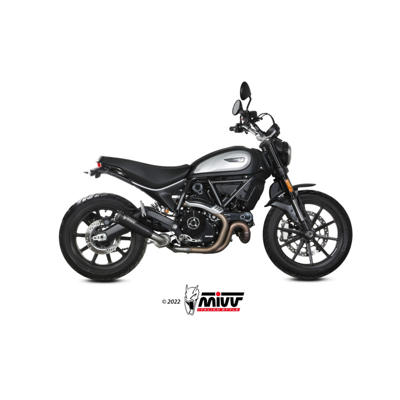 Terminale di scarico Mivv GP PRO carbonio per Ducati Scrambler 800 2015-2020