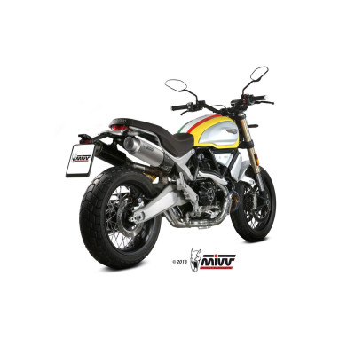 Slip-on Mivv GP PRO titanium for Ducati Scrambler 1100 2018-2020