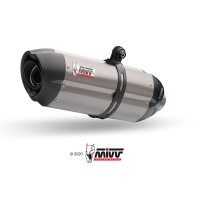 Slip-On Mivv SUONO titanium stainless steel exhaust for Ducati Multistrada V4 1100 / S 2021-2022