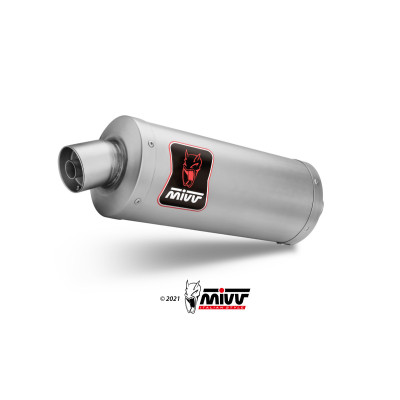 Mivv Dakar stainless steel exhaust for APRILIA TUAREG 660 2022