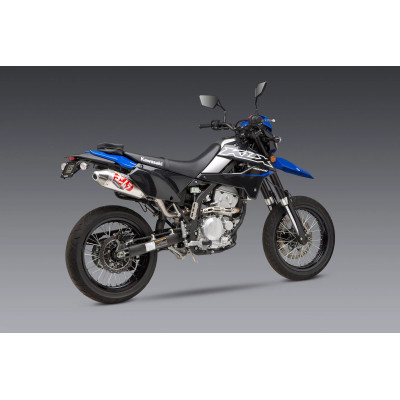 KLX250S/SF 09-20 / KLX300S/SM 21-23 YOSHIMURA RACE RS-2 STAINLESS SLIP-ON EXHAUST, W/ ALUMINUM MUFFLER