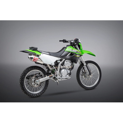 KLX250S/SF 09-20 / KLX300S/SM 21-23 YOSHIMURA RACE RS-2 STAINLESS SLIP-ON EXHAUST, W/ ALUMINUM MUFFLER