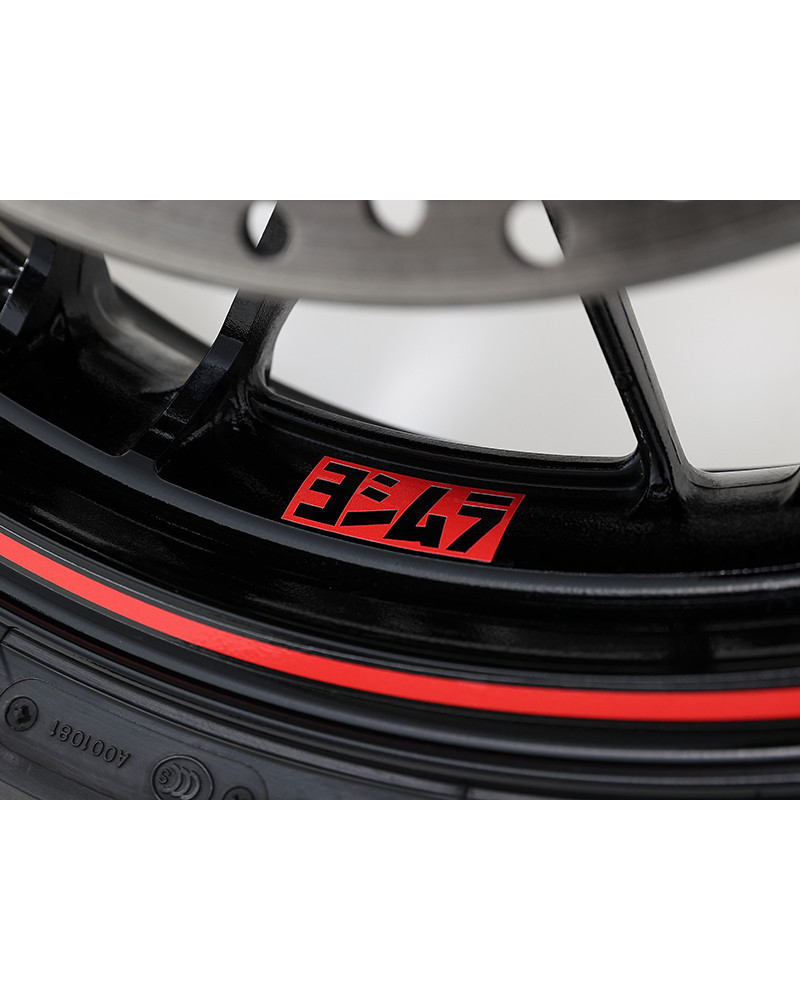 OneWheel cerchio adesivi MOTO | 17 pollici | Set Completo per anteriore