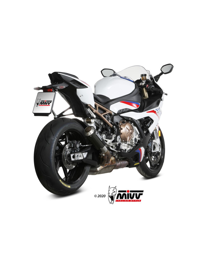 Slip-On Mivv MK3 Euro4/5 carbon for BMW S 1000 RR 19-23 | Euro Racing