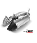 Slip-On Mivv Delta Race stainless steel exhaust for Ducati Panigale V2 2020 - 2023