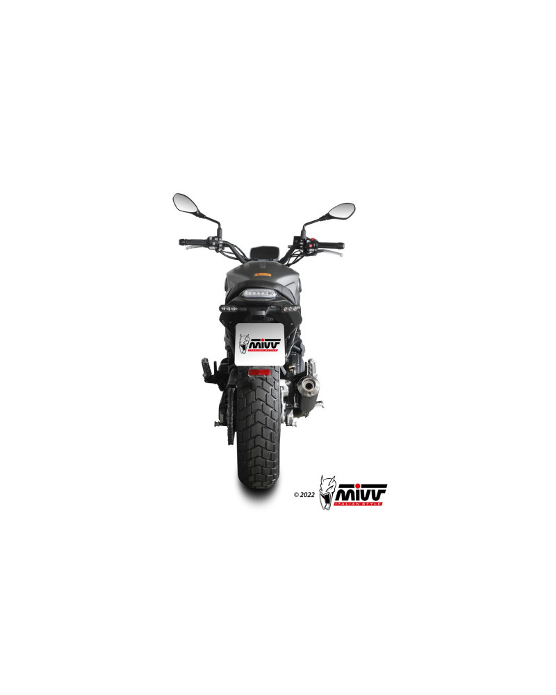 Scarico Mivv Per Benelli Leoncino 800 - Slip-On X-M1 Nero | Omologato Euro5 - Foto 7