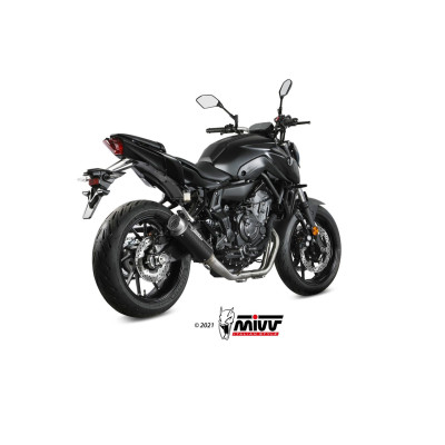 Terminale di scarico Mivv GP PRO carbonio per Kawasaki Z900 2020-2023