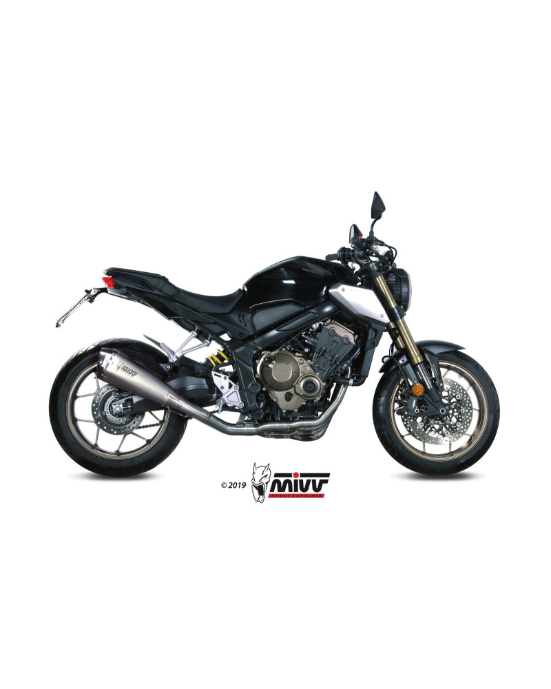 Full system Mivv Delta Race Euro4/5 stainless steel exhaust for Honda CB 650 R 2019 - 2023