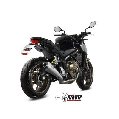 Full system Mivv Delta Race Euro4/5 stainless steel exhaust for Honda CB 650 R 2019 - 2023