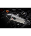 AFRICA TWIN 16-19 YOSHIMURA RS-4 STAINLESS SLIP-ON EXHAUST, W/ STAINLESS MUFFLER