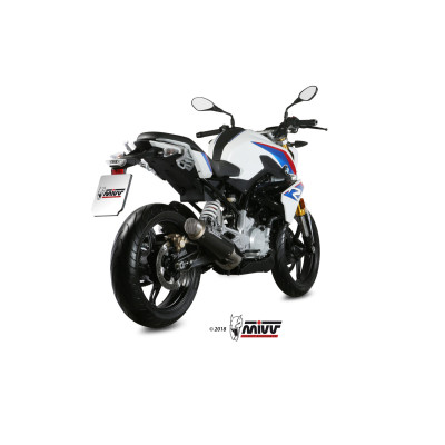 Full system Mivv GP PRO Euro4/5 Carbon exhaust for BMW G310 R 2018-2023