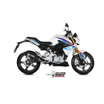 Full system Mivv GP PRO Euro4/5 Carbon exhaust for BMW G310 R 2018-2023