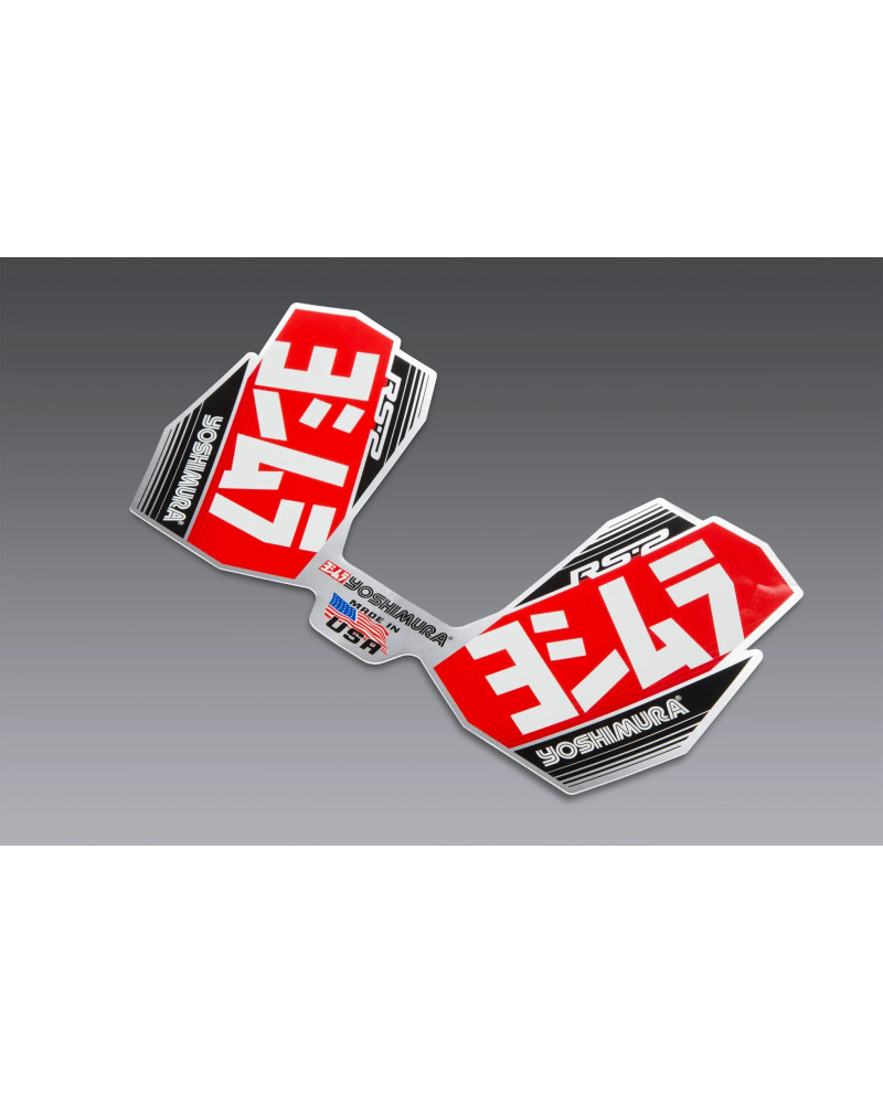 Yoshimura RS-2 MUFFLER WRAP AROUND DECAL OFF-ROAD