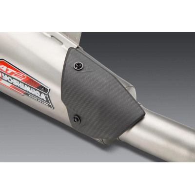 STREET TRIPLE 18-23 YOSHIMURA AT2 STAINLESS SLIP-ON EXHAUST, W/ STAINLESS MUFFLER