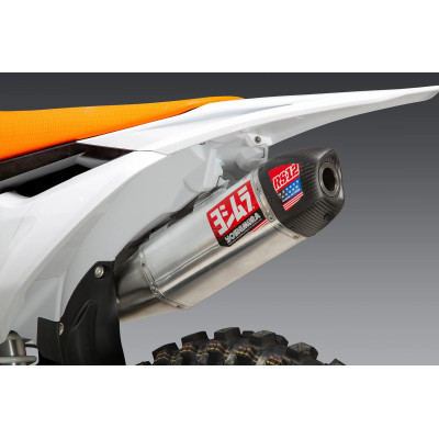 KTM / Husqvarna 250 / 350 / 450 23 RS-12 Stainless Slip-On Exhaust, w/ Aluminum Muffler