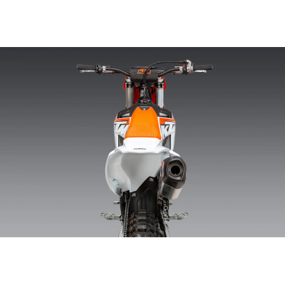 KTM / Husqvarna 250 / 350 / 450 23 RS-12 Stainless Slip-On Exhaust, w/ Aluminum Muffler