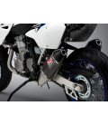 DR-Z400S/SM 00-23 YOSHIMURA RS-4 DUAL STAINLESS FULL EXHAUST, W/ CARBON FIBER MUFFLERS