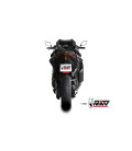 Full system Mivv Speed ​​Edge Black stainless steel exhaust black Euro5 for Yamaha T-Max 560 2022-2023