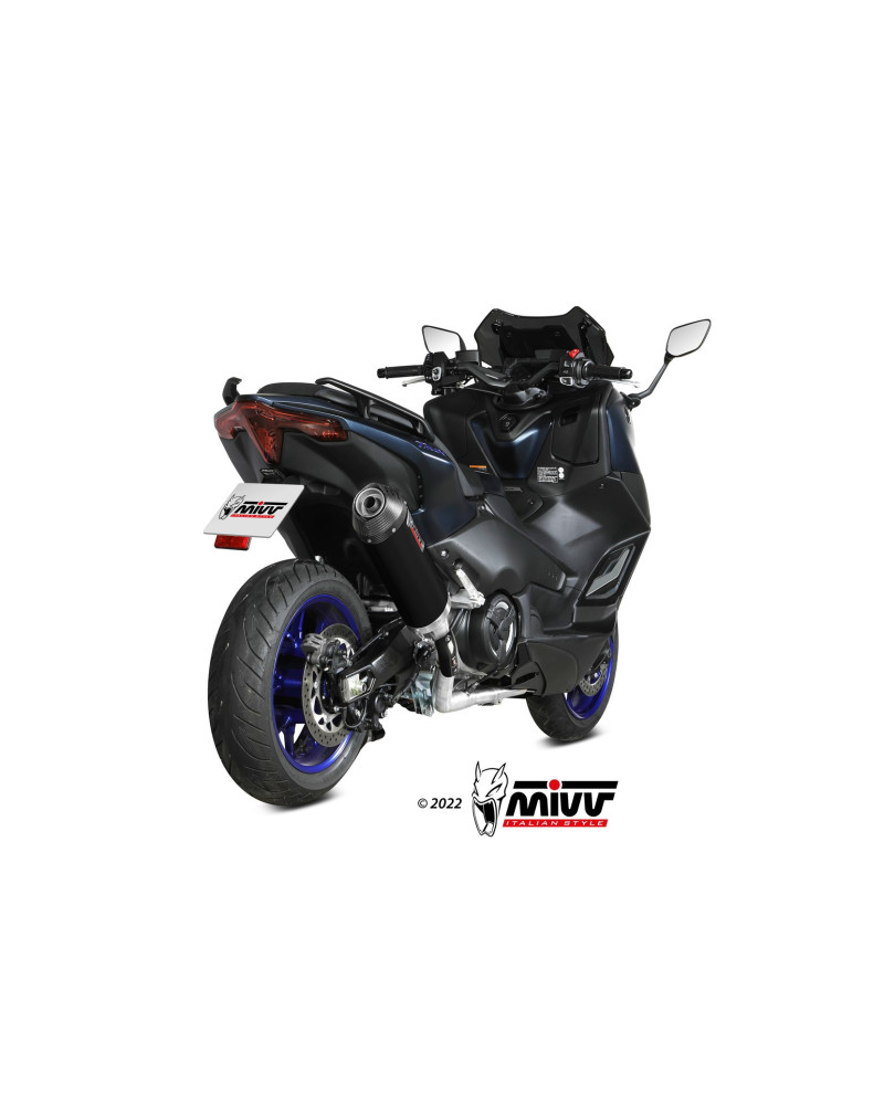 MIVV マフラー T-Max 2024 TOTAL BLACK” EXHAUST FOR THE TMAX 560 - Mivv