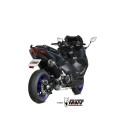 Scarico completo Mivv OVAL acciaio inox nero Euro5 per Yamaha T-Max 560 2022-2023