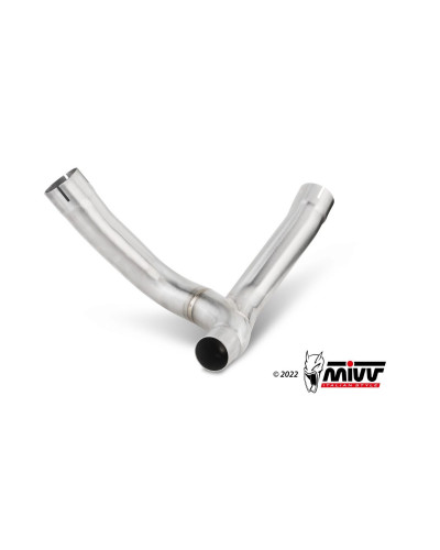 Mivv mid pipe for slip-on