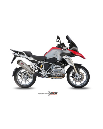 Scarico completo Mivv OVAL titanio Euro3/4 per BMW R 1200 GS / ADV 2013-2018