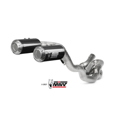 Full system Mivv titanium exhaust for Ducati Panigale V4 2018 - 2022