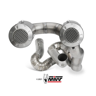 Full system Mivv titanium exhaust for Ducati Panigale V4 2018 - 2022