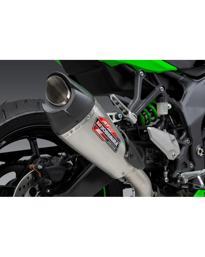 YOSHIMURA | AT2 Stainless Slip-On Exhaust for KAWASAKI ZX-4RR 2023
