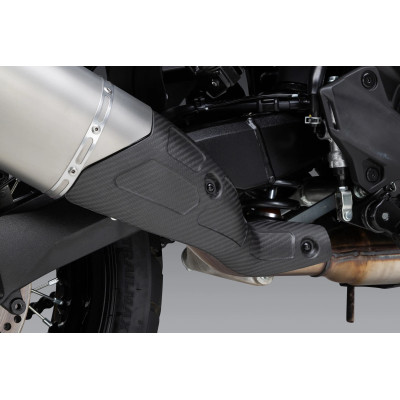 V-STROM 800 2023 YOSHIMURA RS-12 ADV STAINLESS SLIP-ON EXHAUST, W/ STAINLESS MUFFLER