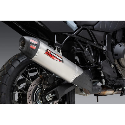 V-STROM 800 2023 YOSHIMURA RS-12 ADV STAINLESS SLIP-ON EXHAUST, W/ STAINLESS MUFFLER