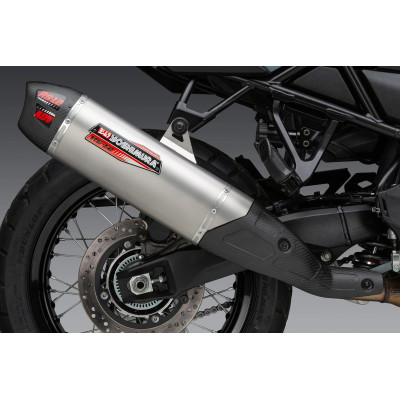 V-STROM 800 2023 YOSHIMURA RS-12 ADV STAINLESS SLIP-ON EXHAUST, W/ STAINLESS MUFFLER