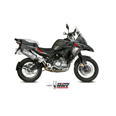 Terminale Mivv Speed Edge Black inox Euro4/5 per Benelli TRK 502 X 2018-2023