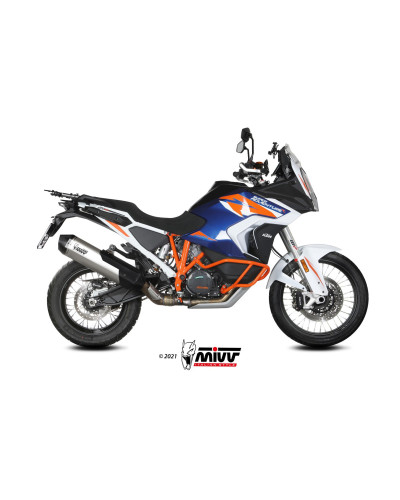 Terminale Mivv SPEED EDGE titanio per KTM 1290 Super Adventure R / S / T 2021-2024