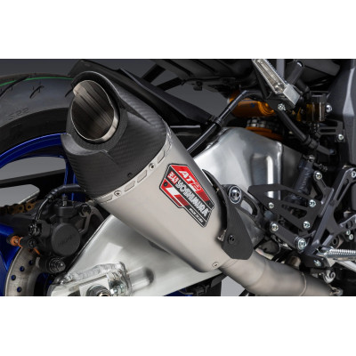 MT-10 22-23 YOSHIMURA RACE AT2 STAINLESS 3/4 EXHAUST, W/ STAINLESS MUFFLER