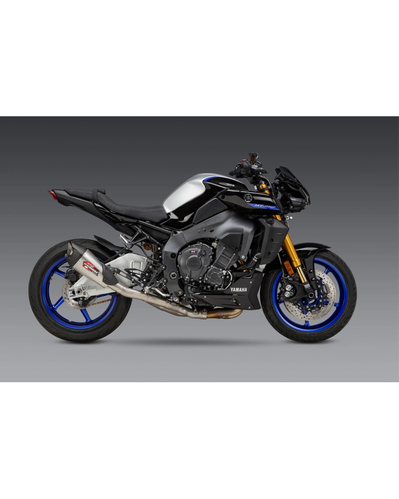 Scarico 3/4 Yoshimura AT2 Race in acciaio per Yamaha MT-10 2022-2023