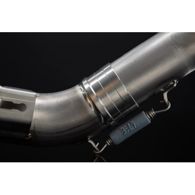 KTM 250/350SX-F / HUSQVARNA FC250/350 23-24 YOSHIMURA RS-12 TITANIUM FULL EXHAUST, W/ TITANIUM MUFFLER