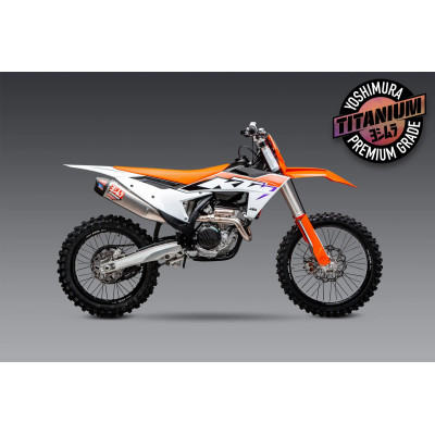 Scarico completo Yoshimura RS-12 titanio/titanio per KTM 250 SX-F / Husqvarna FC 250 2023-2024