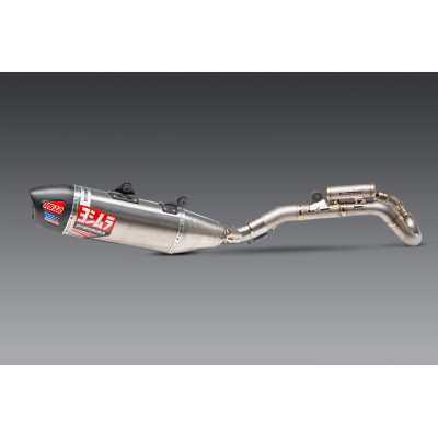 KTM 250/350SX-F / HUSQVARNA FC250/350 23-24 YOSHIMURA RS-12 TITANIUM FULL EXHAUST, W/ TITANIUM MUFFLER