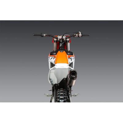 KTM 250/350SX-F / HUSQVARNA FC250/350 23-24 YOSHIMURA RS-12 TITANIUM FULL EXHAUST, W/ TITANIUM MUFFLER