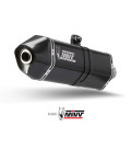 Slip-on Mivv black stainless steel exhaust SPEED EDGE for KTM 1290 Super Adventure R / S / T 2021-2024