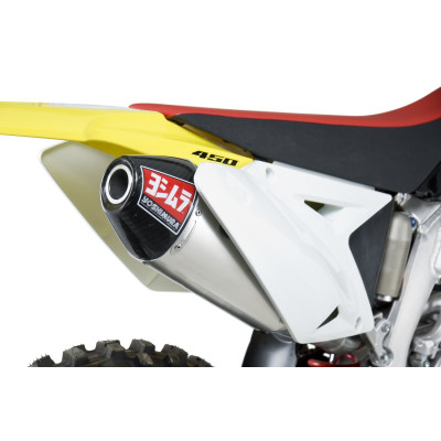 Scarico completo Yoshimura RS2 acciaio/alluminio con fondello in acciaio per RMZ250