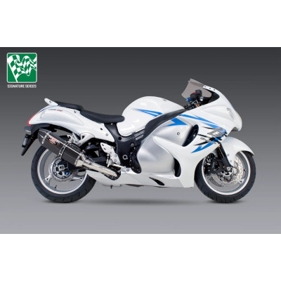 YOSHIMURA | R-77 Slip-on exhaust for SUZUKI GSX-R 1300 R HAYABUSA 2008-2020