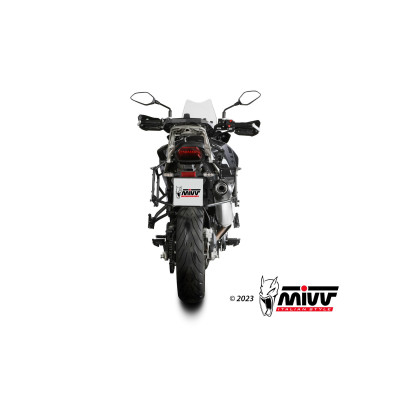 MIVV | Slip-on stainless exhaust EEC for BENELLI TRK 702 / X 2023-2025